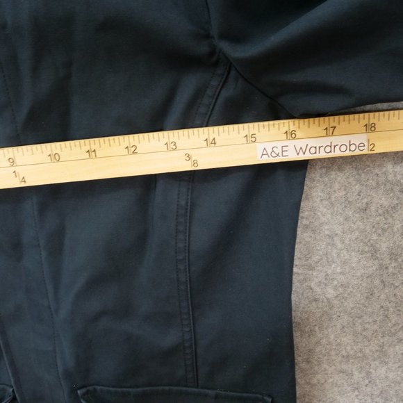 Aether Jacket Womens Small 1 Blue Hooded Full Zip Rain Pockets Long Sleeve - Picture 12 of 14